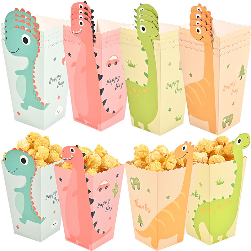 4Pcs Cartoon Dinosaur Boxes Di - огляд і ціна Event Party Box