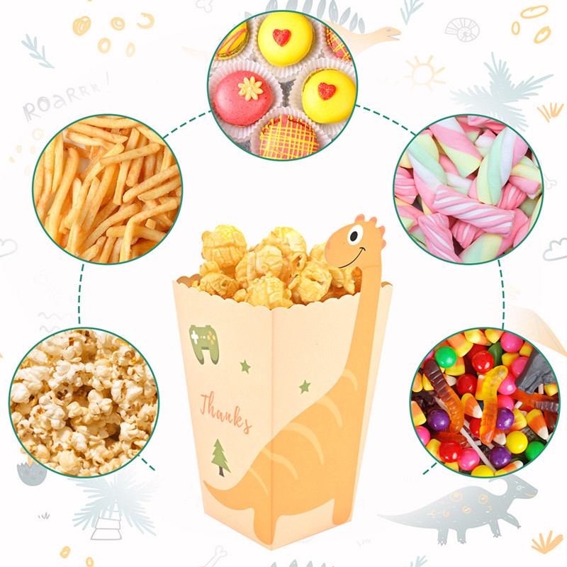 4Pcs Cartoon Dinosaur Boxes Di - огляд і ціна Event Party Box