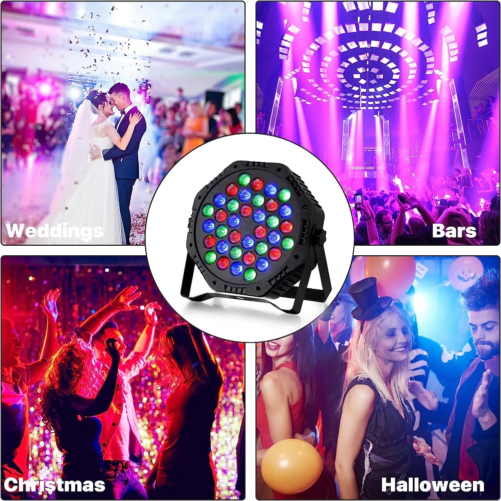 36 Led Spotlights, Par Lights  - огляд і ціна Event Party Dj