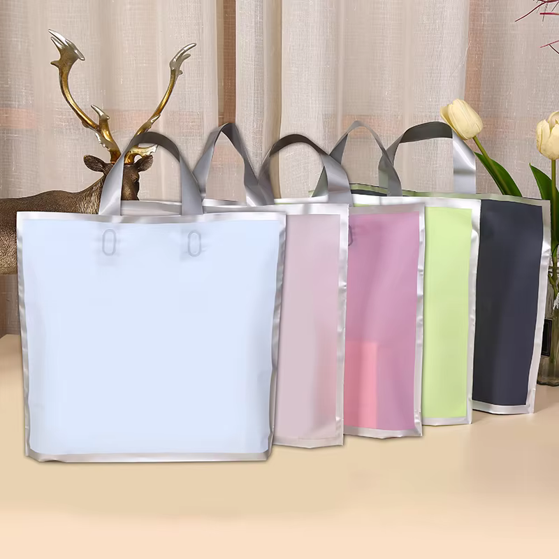 50Pcs Frosted hand shopping ba - огляд і ціна Party Event Supply Store