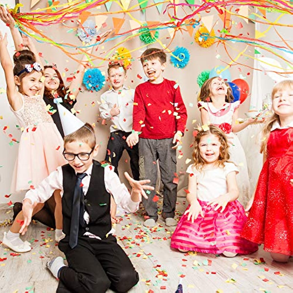 10Pcs Poppers Hand Throw Strea - огляд і ціна Confetti Cannon Tube
