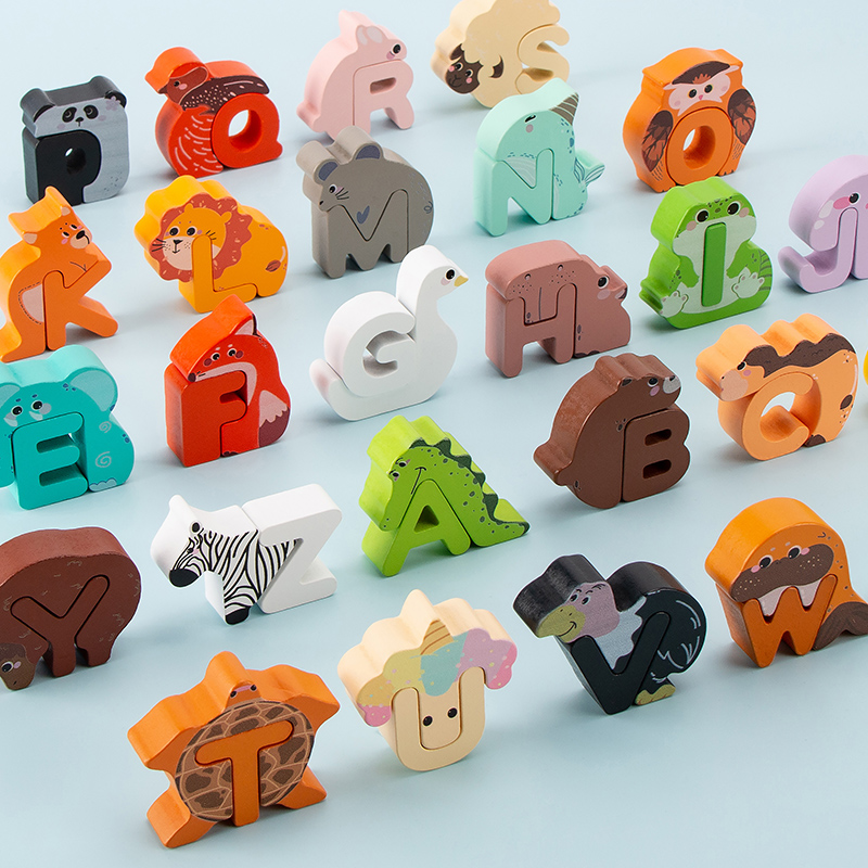 26Pcs Wooden Animal Alphabet B - огляд і ціна Event Z