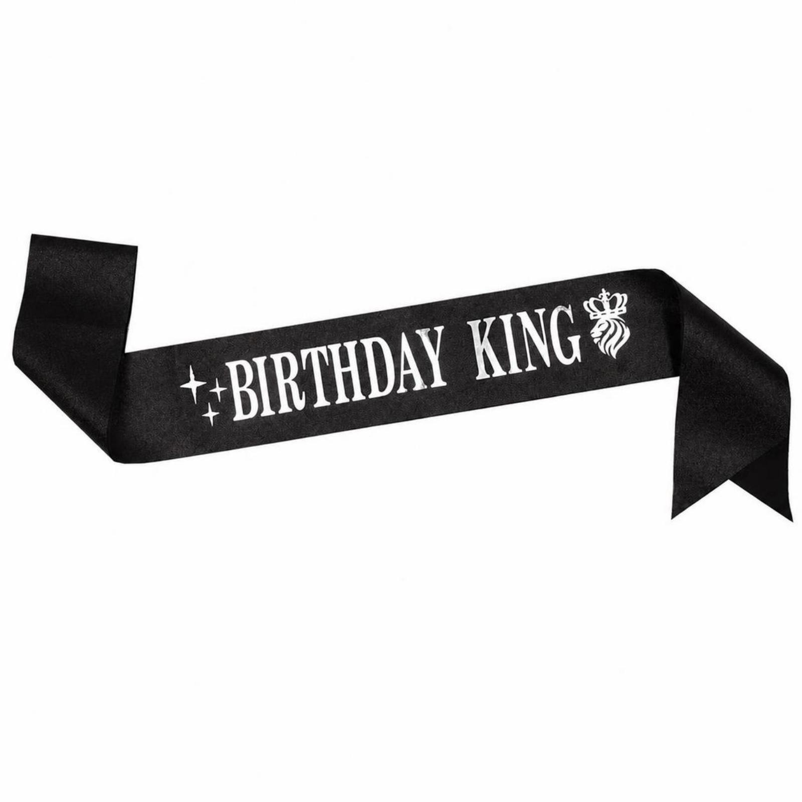 Birthday King Party Crown Glit - огляд і ціна Birthday Sash Glitter