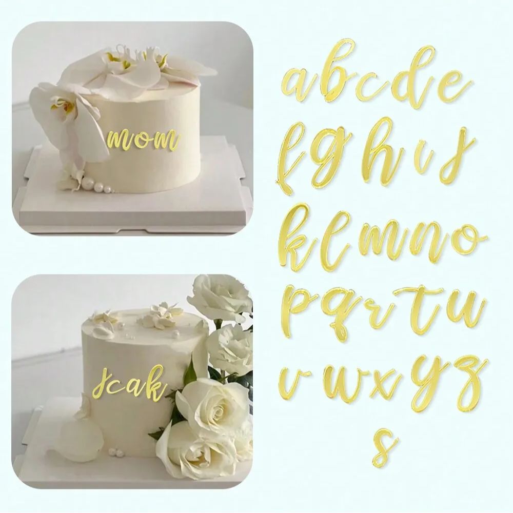 1set Golden Mirror Acrylic A-Z - огляд і ціна Event Z