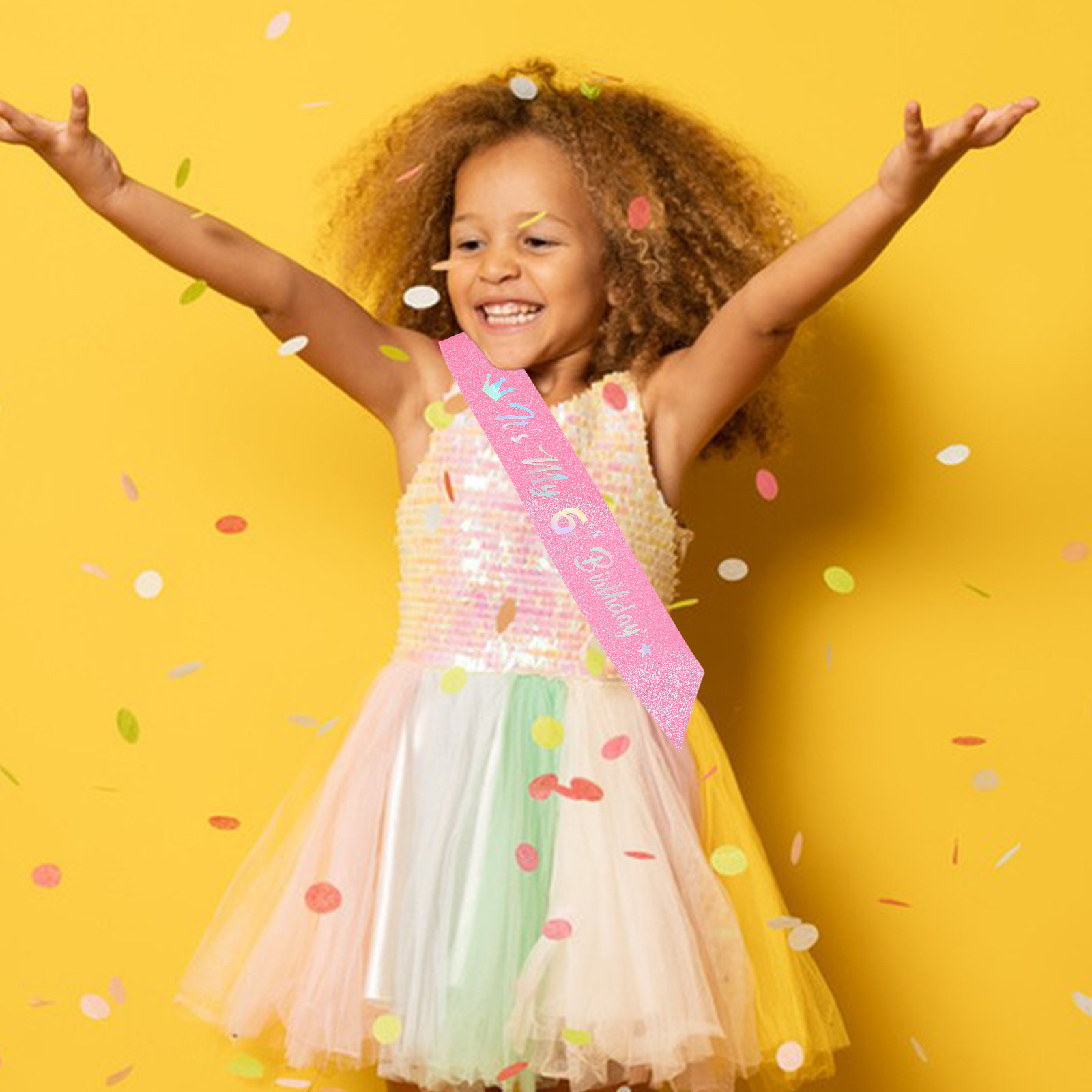 5Pcs Glitter Happy Birthday Sa - огляд і ціна Birthday Sash Glitter