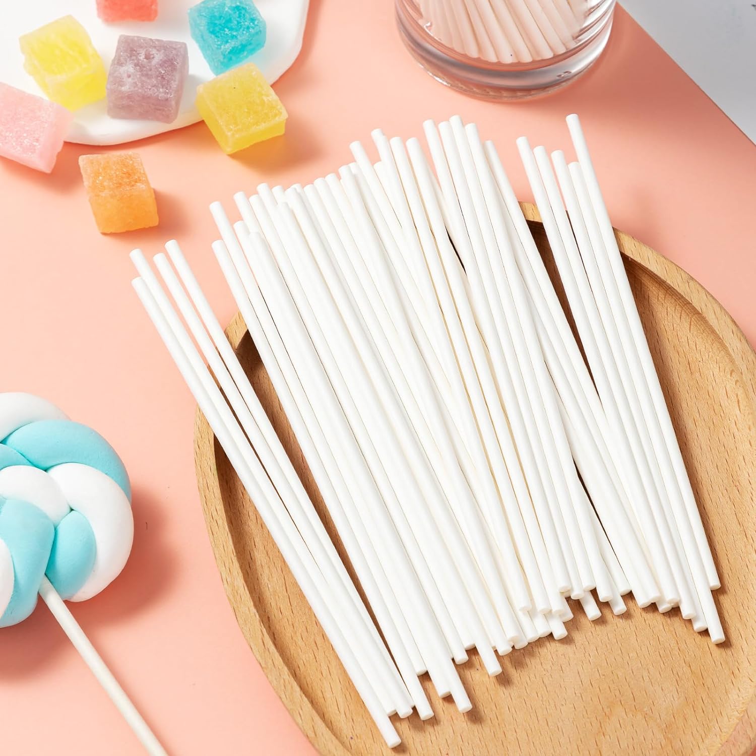 100Pcs DIY Candy Sticks Lollip - огляд і ціна Cotton Candy Cone